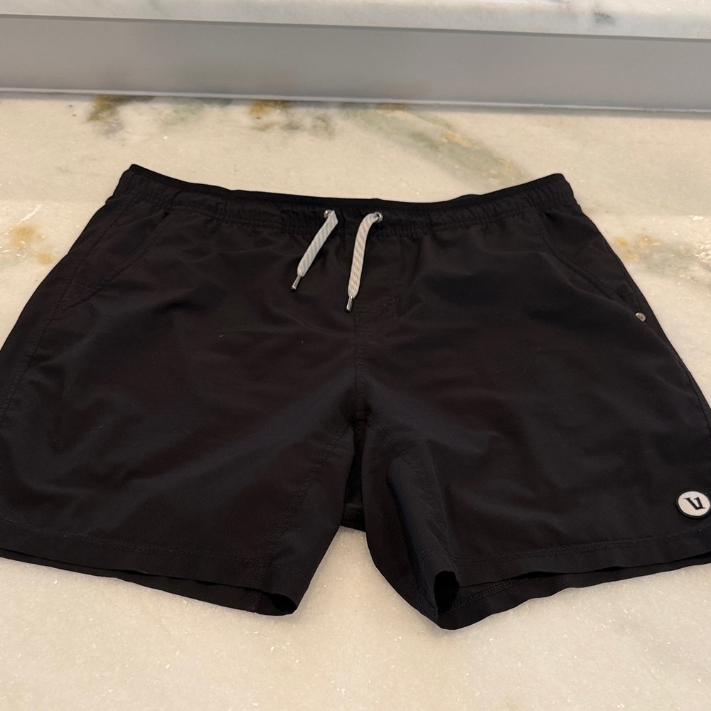 Vuori Men's Black Athletic Shorts